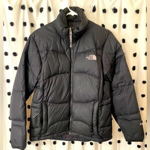 OG Vintage <Y2K The North Face 550 Puffer Goose Down Jacket Women’s Sz Med Black
